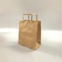 천운패키지 크라프트 종이쇼핑백(별소2호) 1묶음, 100장, 100개