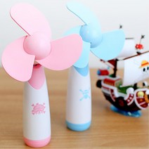 소프트날개 각도조절 간편 미니선풍기 답례품 건전기 출근 나들이, 루피블루