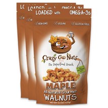 크레이지 고 너츠 호두 메이플 127g 3개 Crazy Go Nuts Walnuts Maple