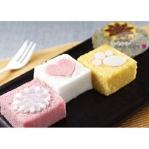 허생떡방 미니 백설기set[백설기/딸기설기] 40개, 1개, 40