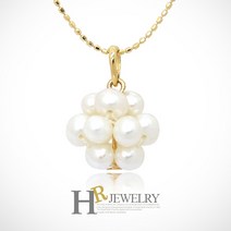 호림쥬얼리 14K정품)깜찍)밥풀진주(HR)14K 뉴 크리스 진주 펜던트