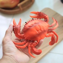 꽃게모형18cm 붉은색 2color 키즈까페 유치원 어린이집소품, 짙은녹색