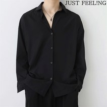 JUST FEEL!NG 봄신상 셔츠 남방 와이셔츠 멋진 남성 긴팔 남방티 체크 면 셔츠 남자 봄가을