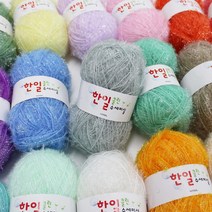 한일 클린 수세미실 80g 37종, 04.연주황