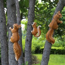 정원 다람쥐 조형물 동물 피규어 야외 대형 마당 장식품, 섹션 1 다람쥐