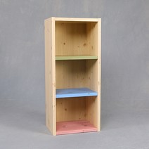 아레다 2단3단4단 공간박스 책장 큐브 칼라 박스 400 600, 400 사이즈 3단/폴리터치