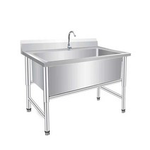 애완견 샤워대 욕조 샤워기 반려견 대형 스테인리스, 특두꺼움 100x70x80 깊이 40