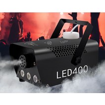 LED 연기 기계 드라이 아이스 기계 결혼식 축제, 리모콘 LED 녹색연기 머신 + 꽃향액체 2병