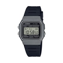 Casio 쿼츠 시계 레진 스트랩 클리어 그레이 20 (F-91WS-8CF)