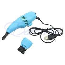 자취방청소기 저렴한청소기 컴퓨터 미니 USB 키보드 진공 청소기 PC 노트북 브러시 먼지 청소 키트, 03 Sky Blue, 03 Sky Blue