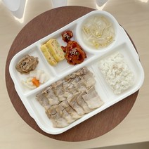 엄마밥 집밥샵 도자기 식판, 화이트