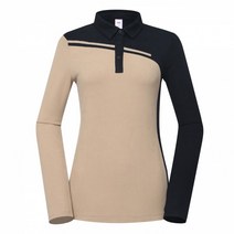 JDX_ 여성 물셜라인 기모 베이지 티셔츠_평촌점