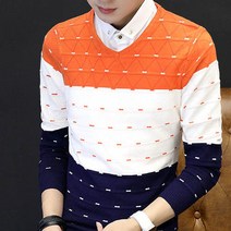 가바바 남성 니트 도트무늬 삼색컬러 스웨터 G13472