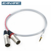 카나레 CANARE L-4E6ATG OFC 무산소동 4.4mm + 2XLR(M) 뉴트릭 스테레오 케이블 / 길이선택, 1M
