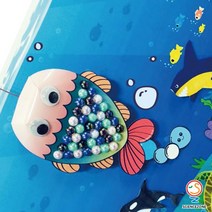 사이언스존 [렛츠언플러그드-물고기풍경(그래프 색칠하기) 1인용] SW교육 AI(인공지능)교육 코딩개념 언플러그드 교육키트