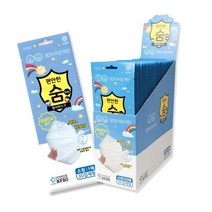 편안한 숨 보건용 황사마스크 소형 KF80, 1개입, 50개