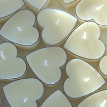 너날 소이캔들 하트 티라이트 캔들, 4개입, 와일드호스타