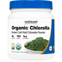 뉴트리코스트 클로렐라 파우더 Nutricost Organic Chlorella Powder 454g