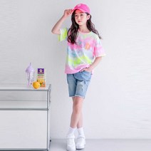 버블트리 빈티지4부데님팬츠
