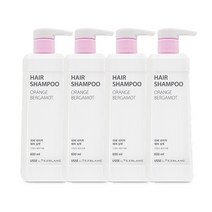 하이리빙 위쎄 네이처 헤어 샴푸 600ml 4개세트 (23년리뉴얼 베르가못)
