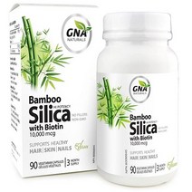 GNA Naturals 비오틴 영양제 Bamboo Silica with Biotin 10000mcg 90정, 1개