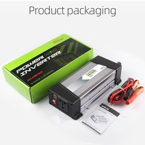 태양광인버터 bygd 자동차 인버터 300w 500w 1000w 1500w dc 12v to ac 220v 변환기 수정 사인파 태양광 인버터 자동차 충전기 전원 어댑터, 노란색