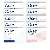 도브 화이트5개+핑크5개 뷰티바 90g 보습/세안/화장비누