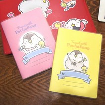 나nanr_랑캣몰 포챠펭 꼼꼼 여행 노트 캐릭터 미니 기록 준비 반양장제본 트래블 계획♥sksnfll, ♥sksnfll옐로(Yellow)
