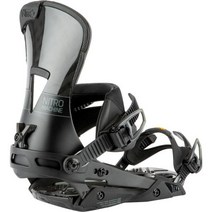 Nitro 니트로 머신 스노우보드 바인딩 NTRO18A 168089, Carbon Grey, L