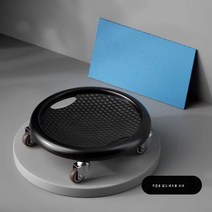 음소거 복근 디스크 헬스 기구 가정용 사륜남녀 복근 바퀴달리기 디스크, 블랙