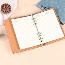 인조 가죽 A5 육공다이어리 업무 회사 단체 6공 다이어리 유선 각인 인쇄 회색믹스