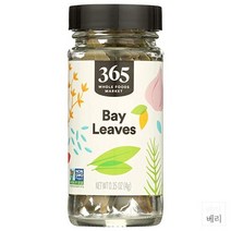 365 by Whole Foods Market Bay Leaves 홀푸드마켓 베이 리프 월계수 잎 0.15oz(4g) 3팩