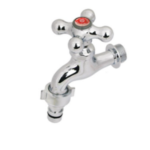 바로와 가정용 십자 커플링 온수 가로꼭지, 3개