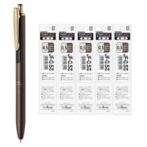 제브라 사라사 그랜드 빈티지 볼펜 0.5mm, 0 혼합, 보르도퍼플1+리필JF05 5P, 2세트