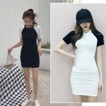 미니원피스 여성스런 바디라인 딱붙는 여름원피스