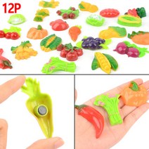 12P 과일 야채 냉장고 자석