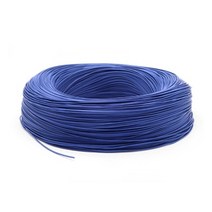 전선 PVC 절연 램프 조명 구리 케이블 LED DIY 라인 600V 2M/5M 24 22 20 18 16 14 12 10 8 AWG UL1015, [07] Blue, [08] 8AWG, [01] 5 Meters