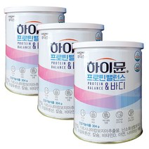 일동후디스 하이뮨 프로틴밸런스&바디 단백질 304g+보틀+스푼, 3통