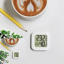 디지털 스마트 미니 정밀 유아 온습도계 습온도계, 1개