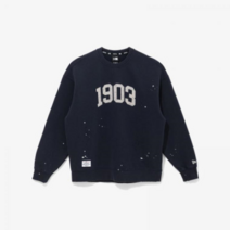 뉴에라 뉴에라 기모 MLB 1903 그런지 뉴욕 양키스 맨투맨 네이비_K 13338666