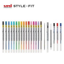 유니 스타일핏트 리필심 UMR-109-28 UMR-109-38 SXR-89-05 SXR-89-07 M5R-189, 4개, UMR-109-38 블루블랙(64)