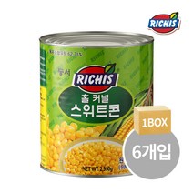 동서 옥수수 리치스 스위트콘 2.95 KG 6EA 1BOX, 1박스