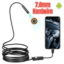 led 귀이개 내시경 귀청소도구 미니 방수 내시경 카메라 안드로이드 타입 내시경 조절식 소프트와이어, CHINA, 5m_7.0mm-Hardwire, 04 7.0mm-Hardwire_04 5m