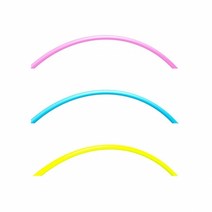 아마야 주니어 리듬체조 후프 70cm 취미용, 형광옐로우