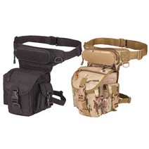 남성 스포츠 소품 수납 활동성 레그백 허리 힙색 다리, 검정