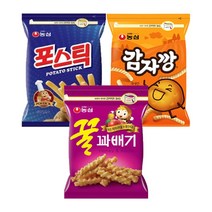 [감자깡칼로리] 농심 감자깡 250g + 자갈치 문어맛 286g 대용량 지퍼백
