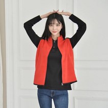 마롱패션 심플 폴라 폴리스 조끼 유니폼 반티 단체티 단체복 단