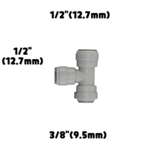 ((변환피팅))물도사 정수기 부품 밸브 어댑터 변환 나사- L형 I형 T형피팅, T형.5(12.7mm,12.7mm,10mm)