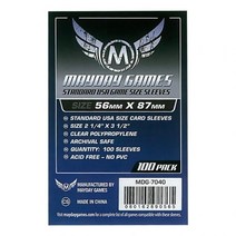 코리아보드 게임즈 메이데이 카드 슬리브 56x87 - 100pack, one color/free