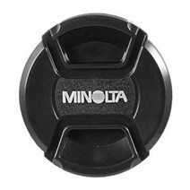 (국산) 미놀타 로고 렌즈캡 55mm(신형/호환품)-필터구경 55mm 렌즈용 렌즈 캡(렌즈앞캡)
